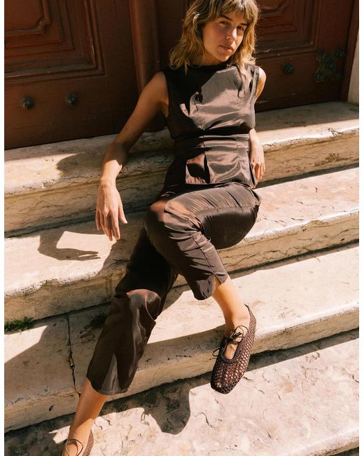 No Emotions UK Brown The Gigi Top