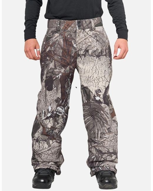 Rip Curl Gray Rip Curl Base Anti Series Snow Pants for men