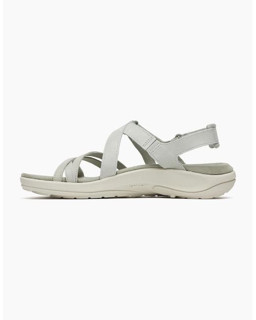 Merrell Metallic Harbor Backstrap Leather Light Sandals