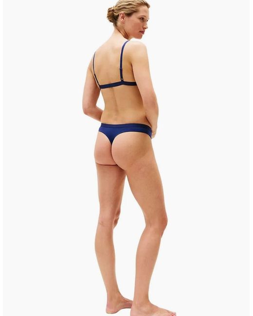 Tommy Hilfiger Blue 3-Pack Heritage Badge Thongs
