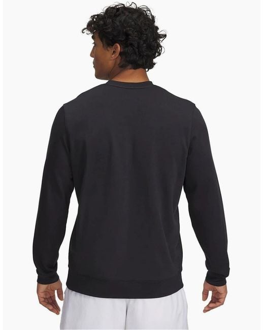 Under Armour Blue Rival Terry Quarter Zip Fleece for men