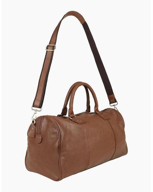 Lakeland Leather Brown Explorer Medium Holdall