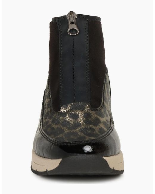 Rieker Black Athens Ankle Boots