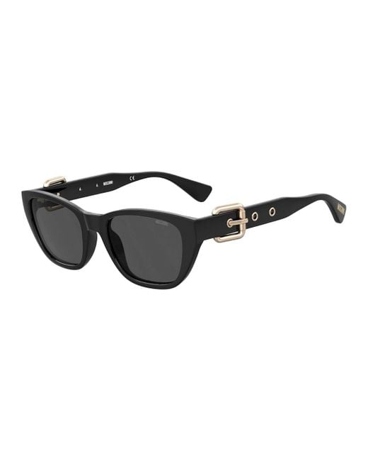 Moschino Multicolor Buckle Arms Sunglasses