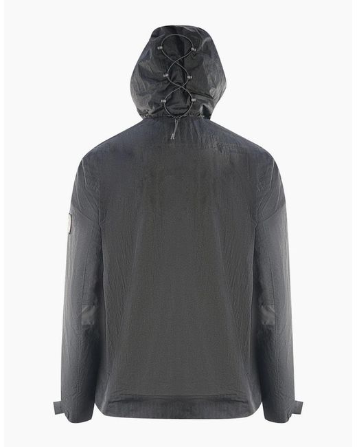 Lyle & Scott Gray Lyle & Scott Plain Hooded Jacket for men