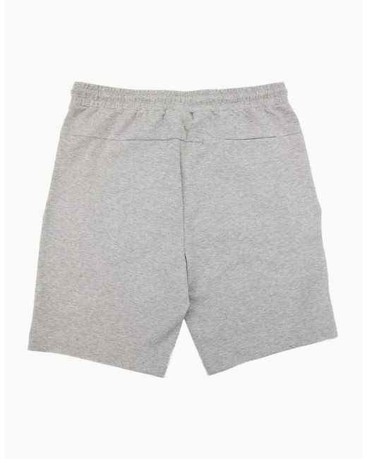 Boss Gray Headlo 1 Embroidered Logo Shorts 059 for men