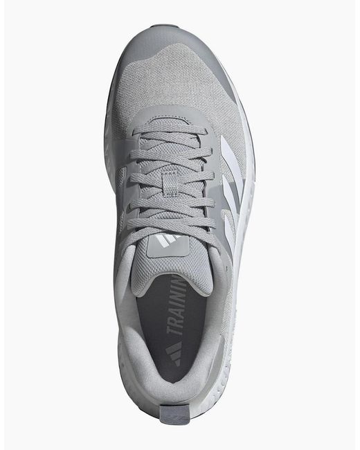 Adidas Gray Everyset Lace-Up Trainer Training Shoes for men