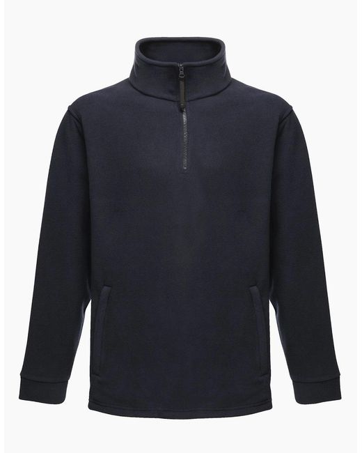 Regatta Blue Thor Overhead Anti-Pill Fleece Top for men