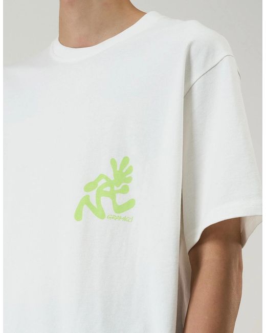 Gramicci White Running T-Shirt for men