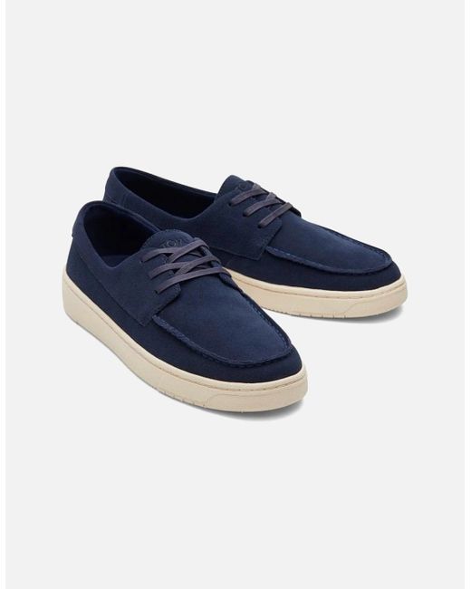TOMS Blue Trvl Lite London Suede Loafer for men