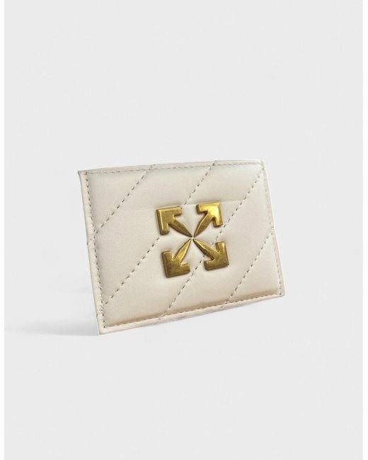 Off-White c/o Virgil Abloh Natural Jackhammer Card Case