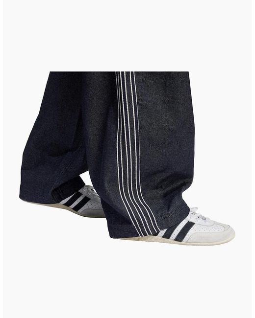 Adidas Originals Blue Wide Leg Jeans