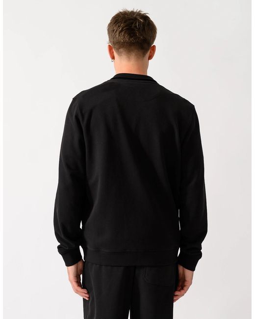 Belstaff Black Logo Full Zip Sweatshirt for men