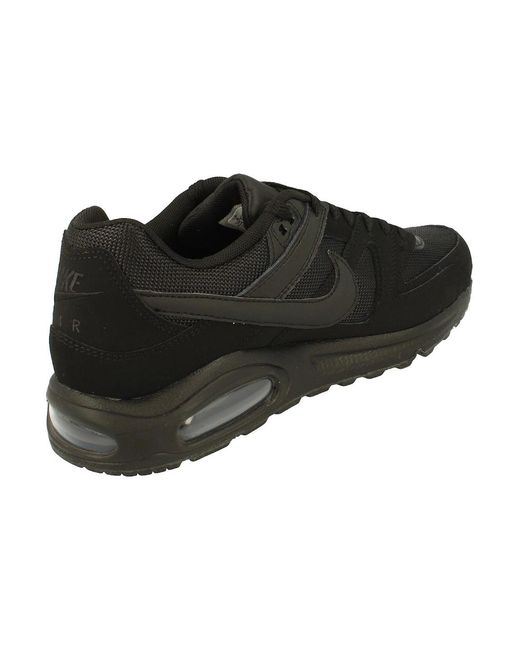 Nike Air Max Black Command Trainers 629993 020 for men