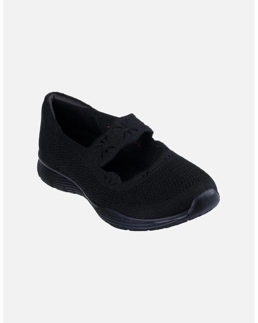 Skechers Black Seager Cute N Coy Shoes