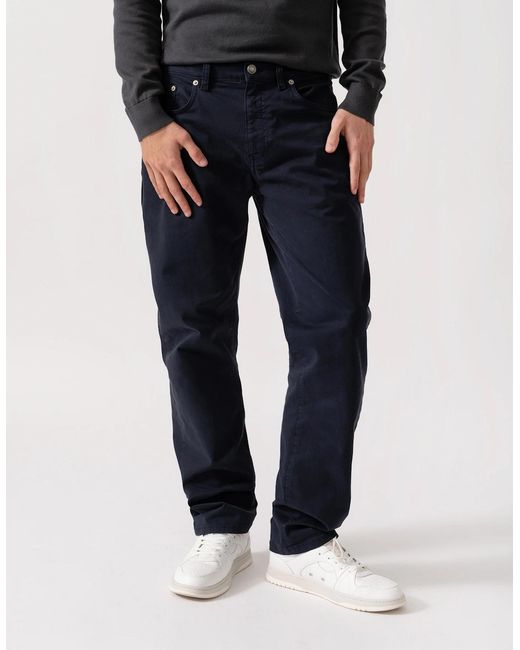 Gant Black Regular Fit Desert Jeans for men