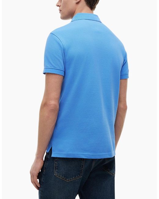 Tommy Hilfiger Blue Polo Shirts Cotton Golf Top