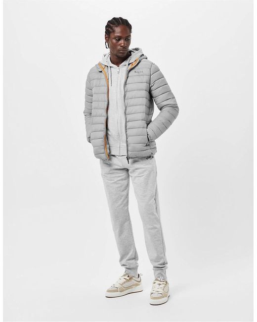 Aquascutum Gray Puffer Jacket for men