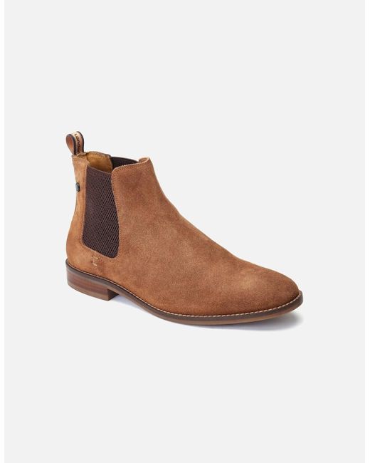 Base London Brown Virgil Chelsea Boots for men