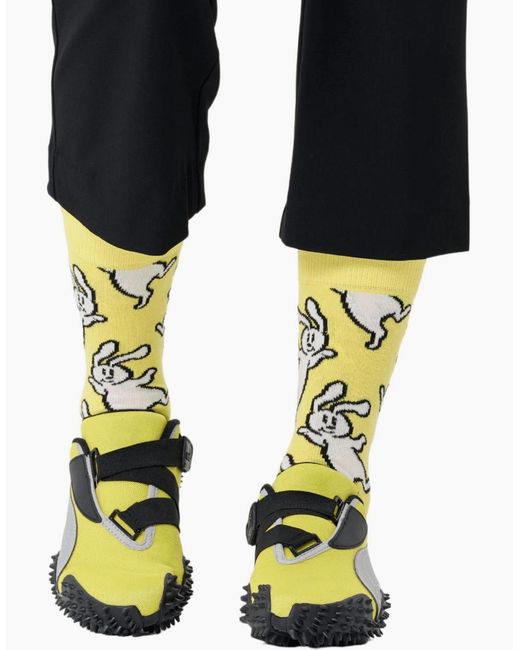 Happy Socks Yellow Easter Bunny Sock
