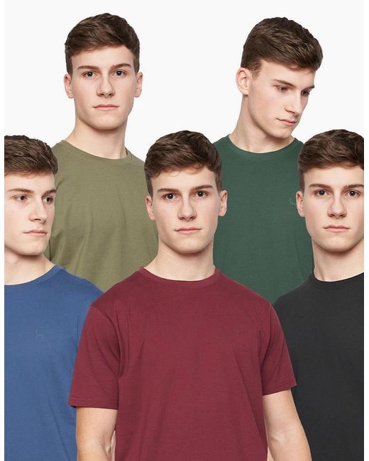 Bewley & Ritch Brown Bewley & Ritch Bonucci B 5Pk T-Shirts Assorted for men