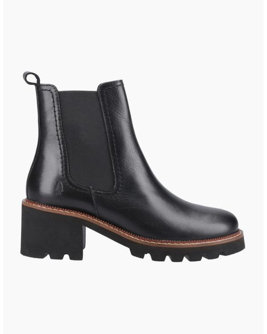 Hush Puppies Black Gaia Chelsea Boots