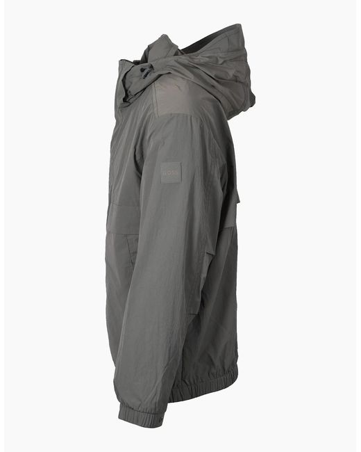 Boss Gray Boss Oberle Jacket Open for men