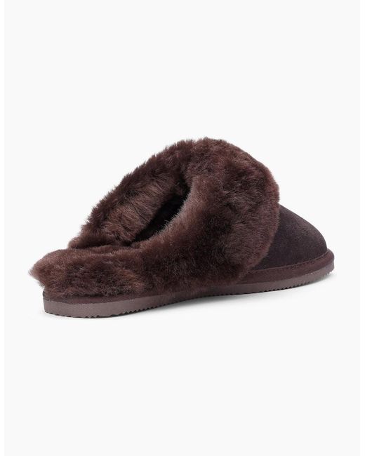 Hotter Brown Candy Sheepskin Slippers