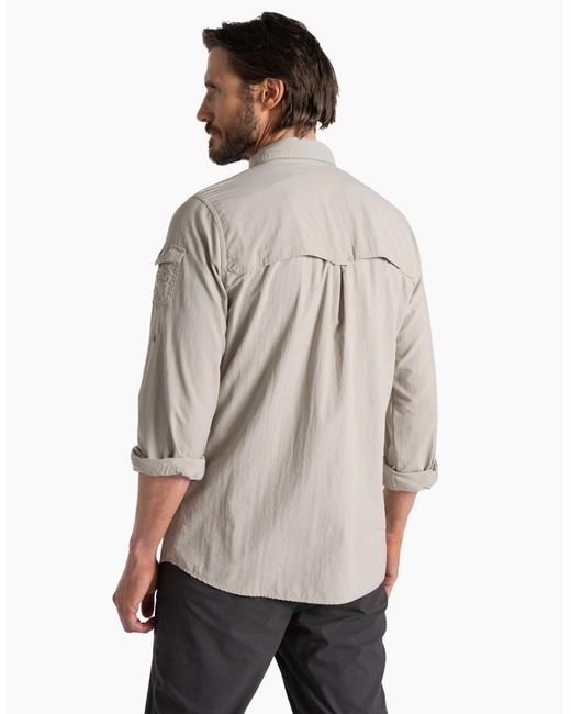 Craghoppers Blue Adventure Iii Nosilife Long-Sleeved Shirt for men
