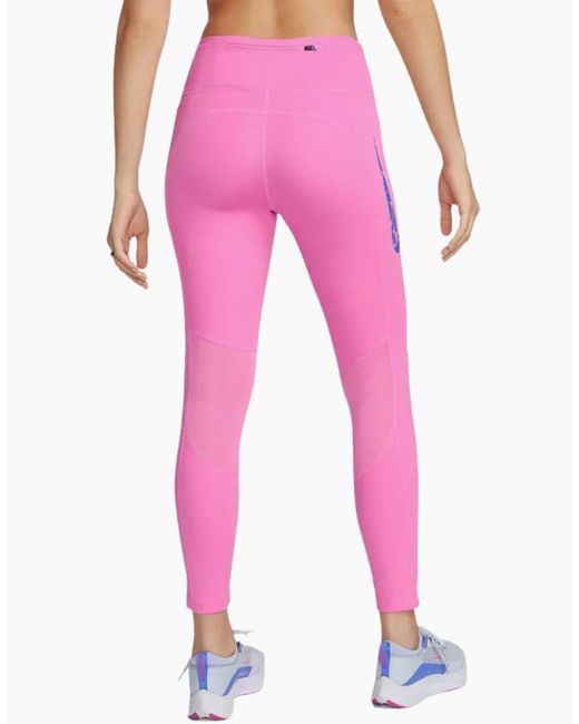 Nike Pink Fast 7/8 Leggings