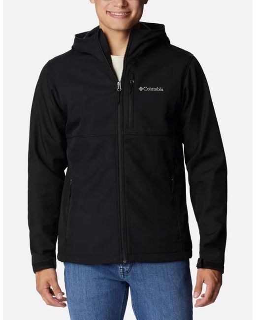 Columbia Black Ascender Ii Hooded Softshell Jacket for men