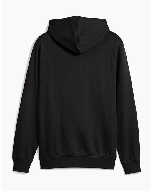 PUMA Black Elevated Overhead Hoodie for men