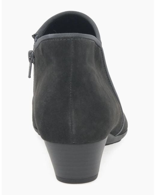 Gabor Black Trudy Ankle Boots