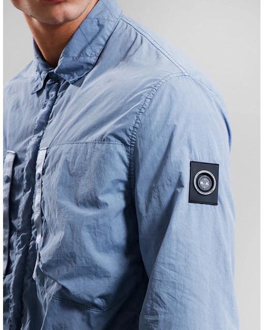 Marshall Artist Blue Terra Overshirt for men