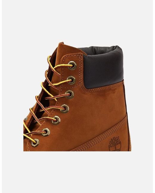 Timberland Brown 6 Inch Premium Dark Wheat Boots for men