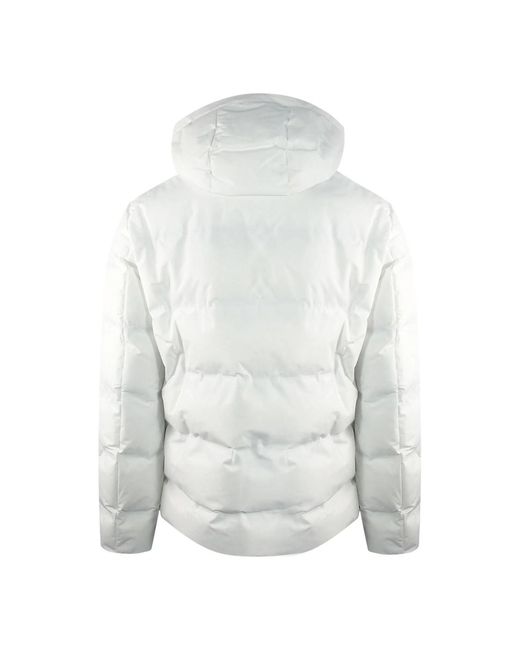 Iceberg White Ice Plain Padded Jacket for men