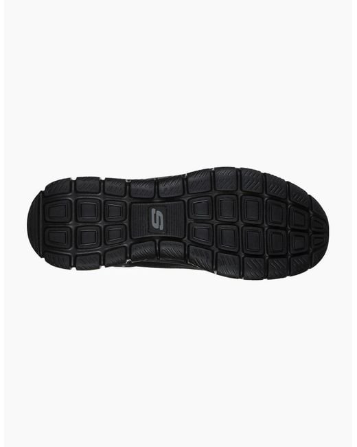 Skechers Black Track Knockhill Trainers for men
