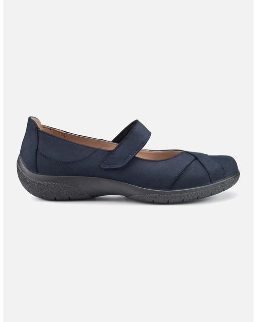 Hotter Blue Hope Extra Wide Mary Jane Shoes