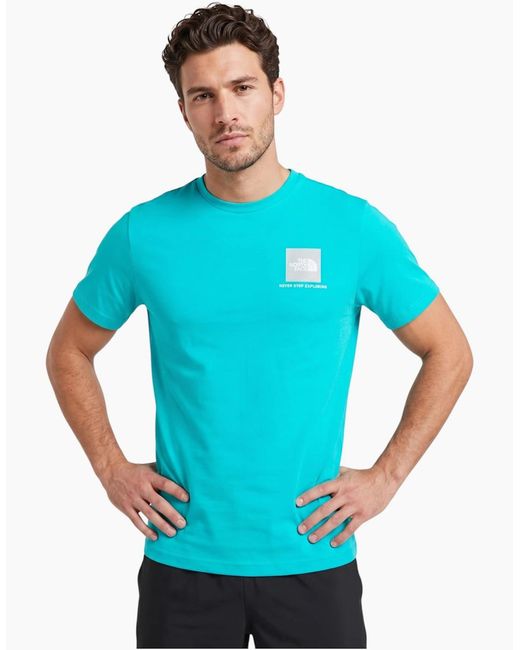 The North Face Blue T-Shirt Cotton Tee for men