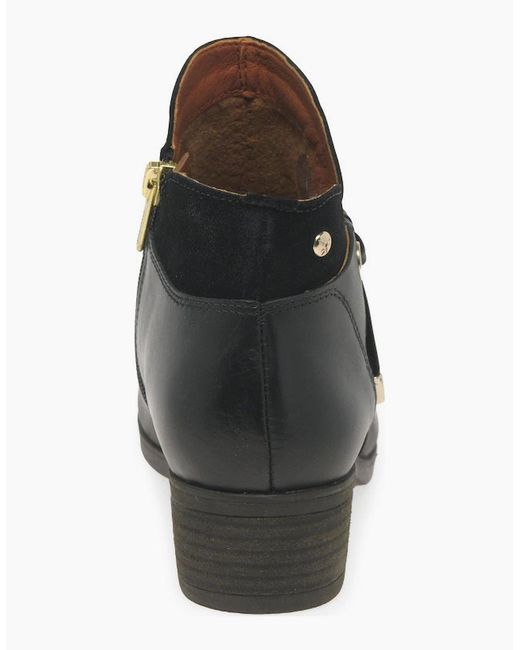 Pikolinos Black Darcey Ankle Boots