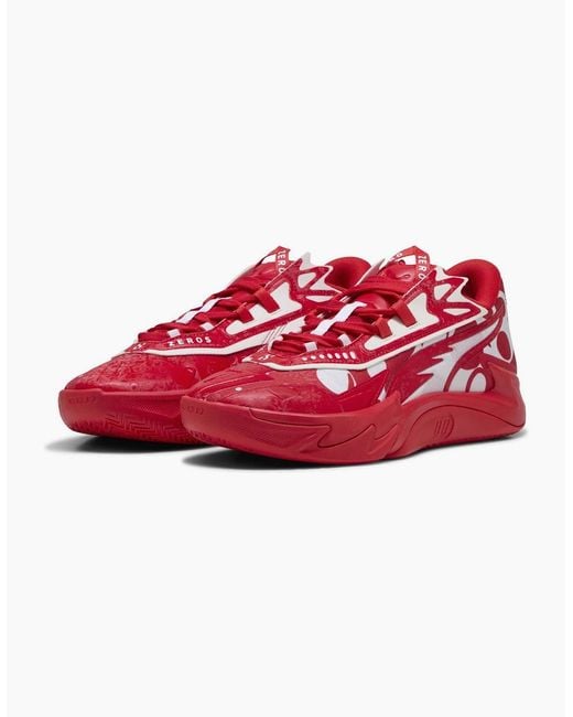 PUMA Red Scoot Zeros Ii Basketball Trainers for men
