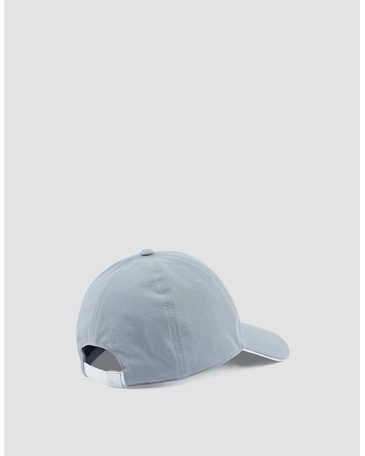 Paul & Shark Blue Baseball Cap With Contrast Piping for men