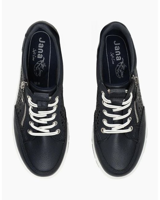 Softline Black Austin Trainers