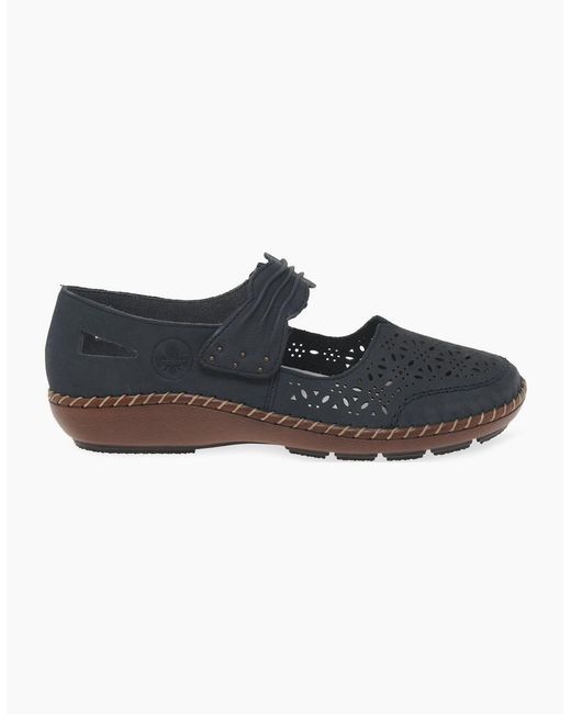Rieker Blue Deloris Shoes
