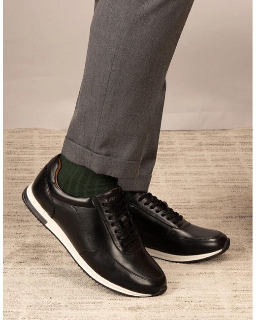 Oswin Hyde Black Spencer for men