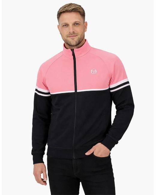 Sergio Tacchini Pink Orion Track Top Jacket Geranium for men