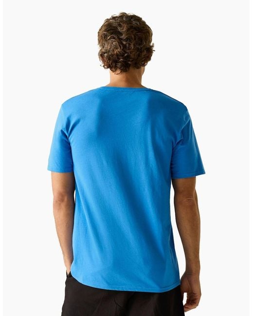 Regatta Blue Cline Ix Wave T-Shirt for men