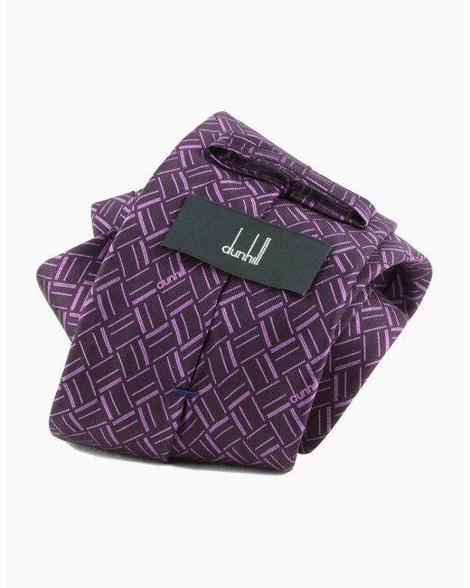 Dunhill Purple Tie for men