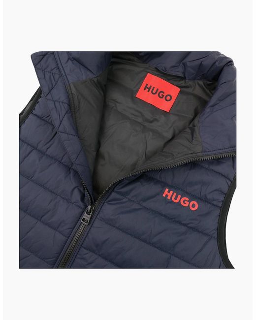 Boss Blue Hugo Bentino2221 Padded Gilet Dark 405 for men