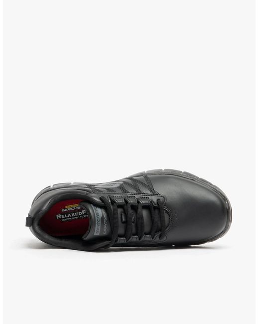 Skechers Black Work 76576Ec Sure Track Erath Sr Occupational Shoes